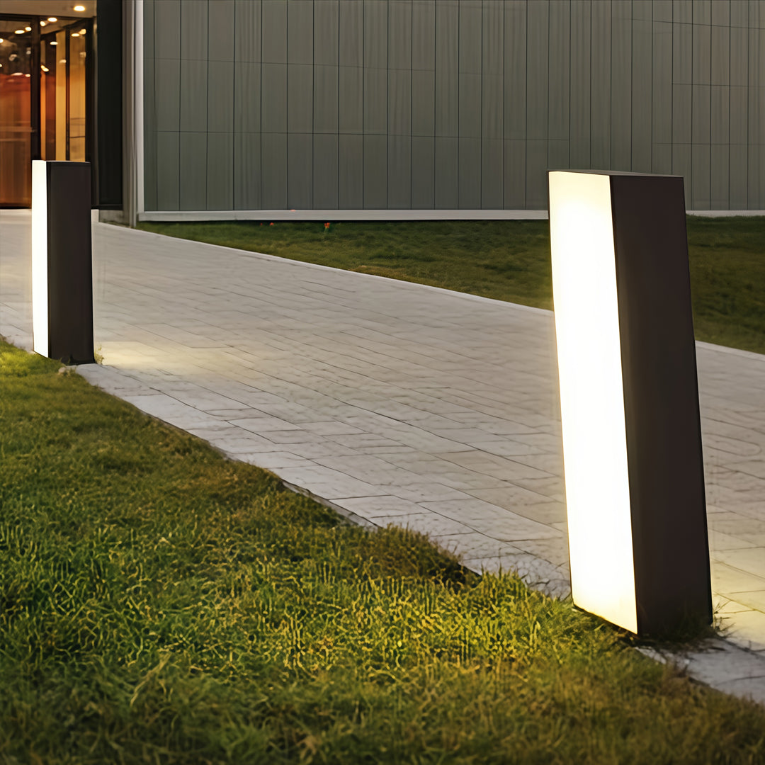 Geometric LED Bollard Light | IP65 Waterproof Outdoor Sculptural Lamp
