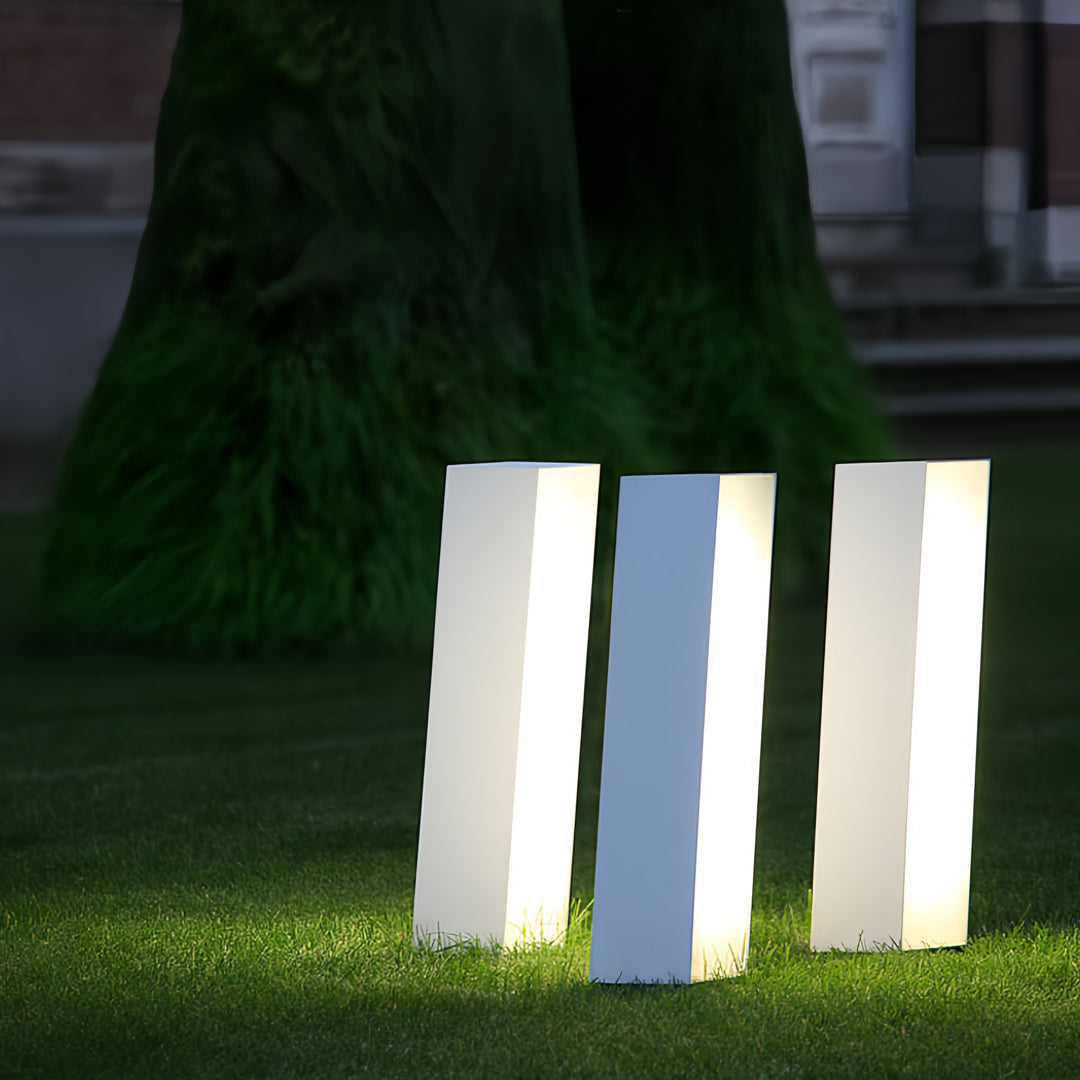 Geometric LED Bollard Light | IP65 Waterproof Outdoor Sculptural Lamp