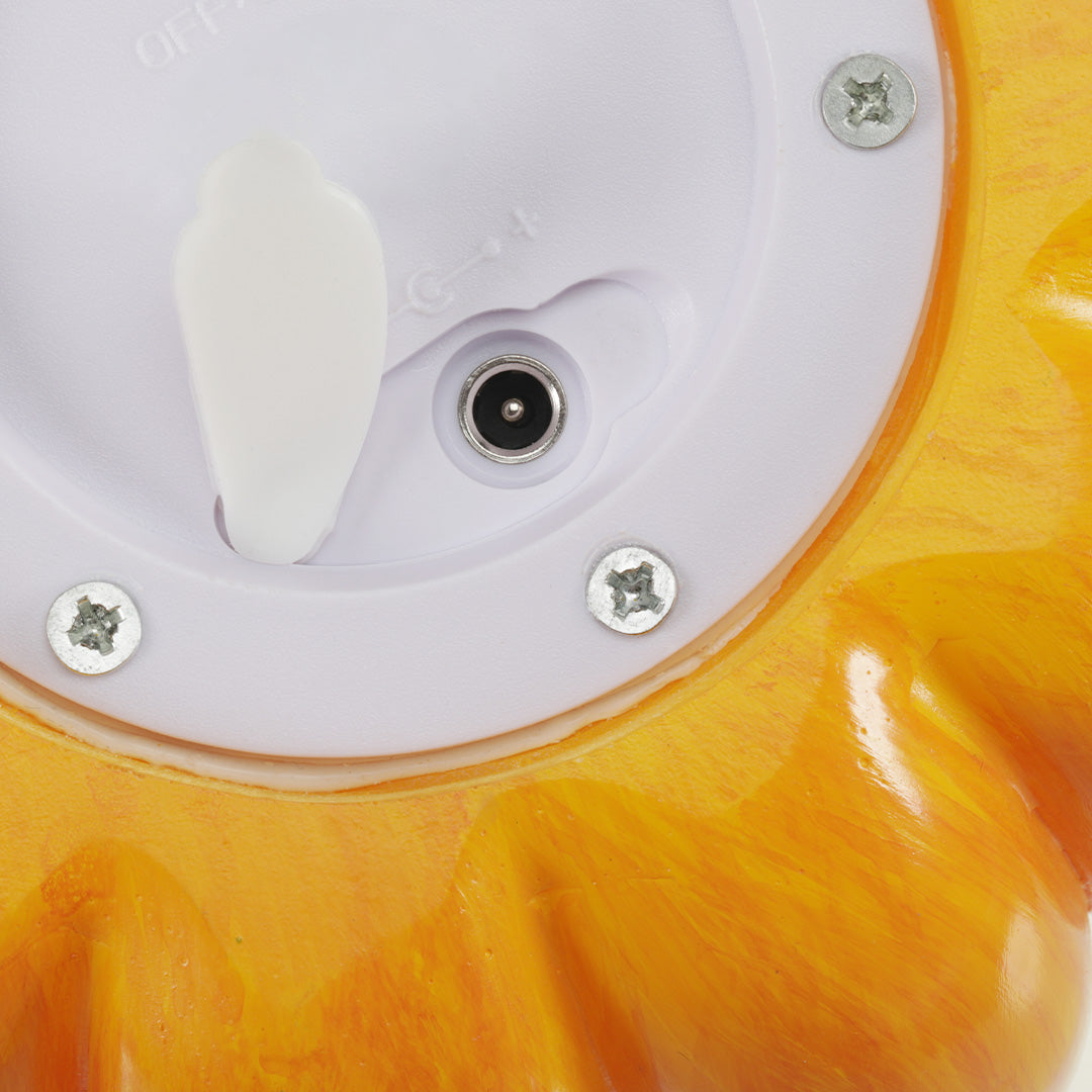 Sculptural Pumpkin Resin Lamp with Warm LED Glow for Indoor and Outdoor Ambience