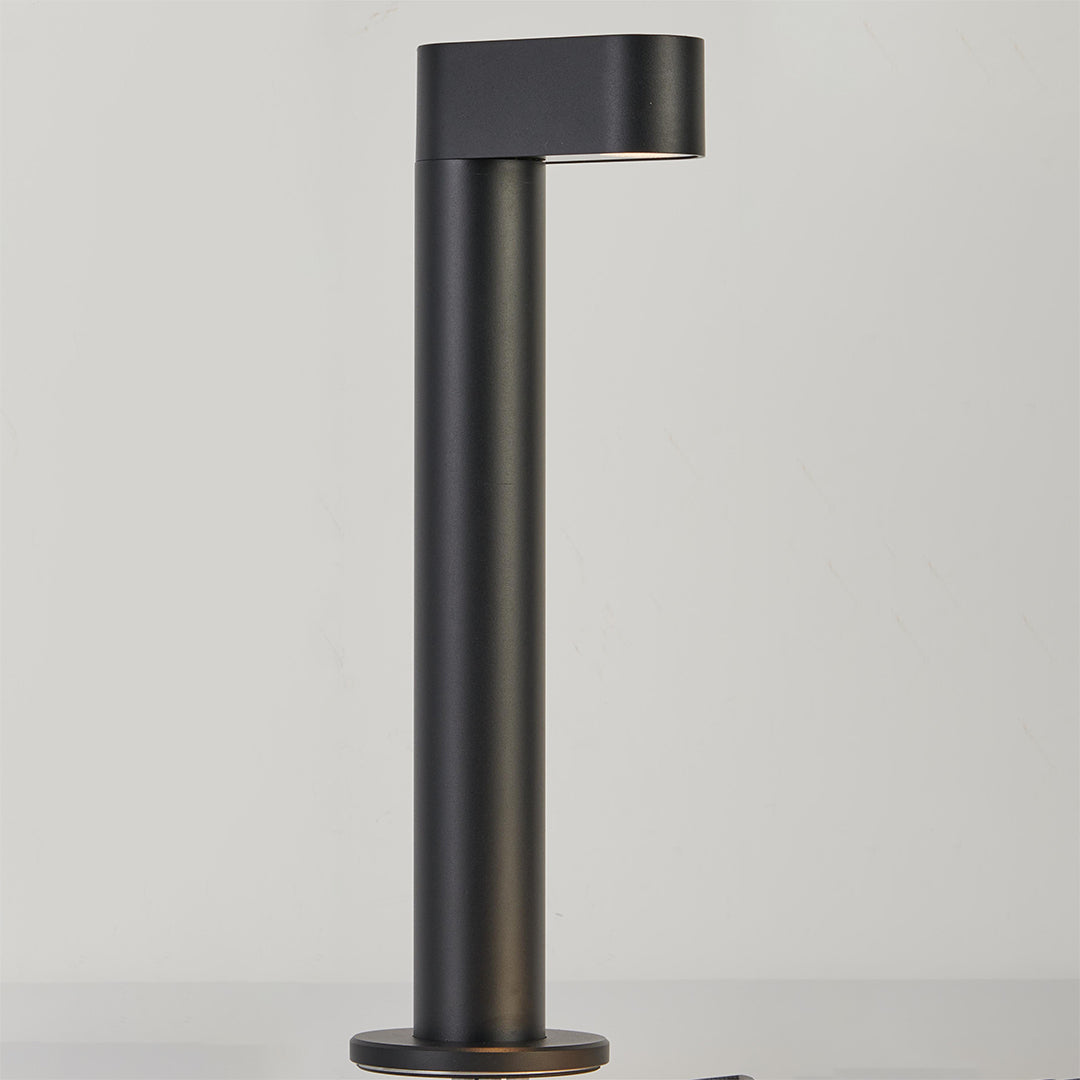 Modern Outdoor Bollard Light – Waterproof LED Pathway Luminaire in Black