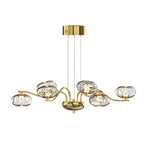 Modern LED Chandelier with Magic Bean Glass Shades – 9 or 16 Lights