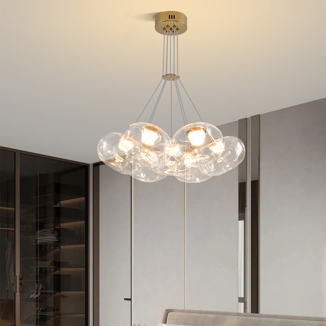 Starry Sky LED Chandelier — Modern Multi-Light Pendant for Living Spaces