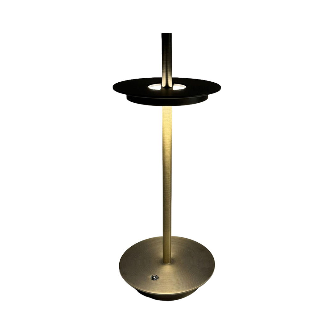 Aria Portable LED Table Lamp – Modern Cordless Metal Buffet Lamp with Dimmable Light