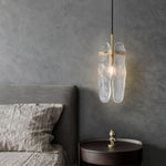 Luxury Brass Glass Pendant Light with Adjustable Chain for Modern Interiors