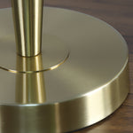 Nordic Brass Table Lamp with Fabric Shade for Modern Interiors