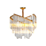 Aurelia Vintage Crystal Chandelier in Copper, Nickel, or Black – Modern Luxury Ceiling Light