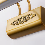 Antique Brass LED Vanity Light Bar with Acrylic Shade