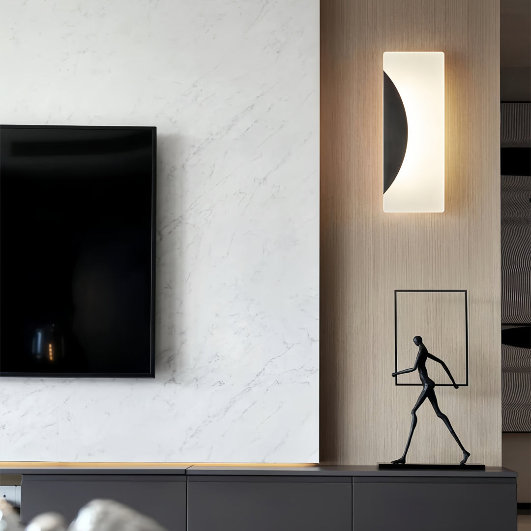 Modern Brass LED Wall Sconce Minimalist Luxury Bedroom Lighting