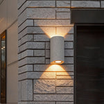 Concrete Up Down Wall Light | Minimalist Outdoor LED Sconce