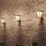 Aurelia Solar Wall Sconce – Modern Minimalist Outdoor Lighting