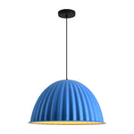Nordic Pumpkin Felt Pendant Light with Acoustic Design