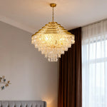 Aurelia Gyro Shell Chandelier — Modern Artistic Pendant Light