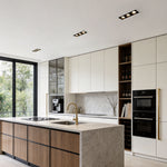Recessed Linear LED Spotlight with Full-Spectrum Light, Modern Architectural Grille