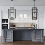 Industrial Vintage Iron Pendant Light with Adjustable Chain