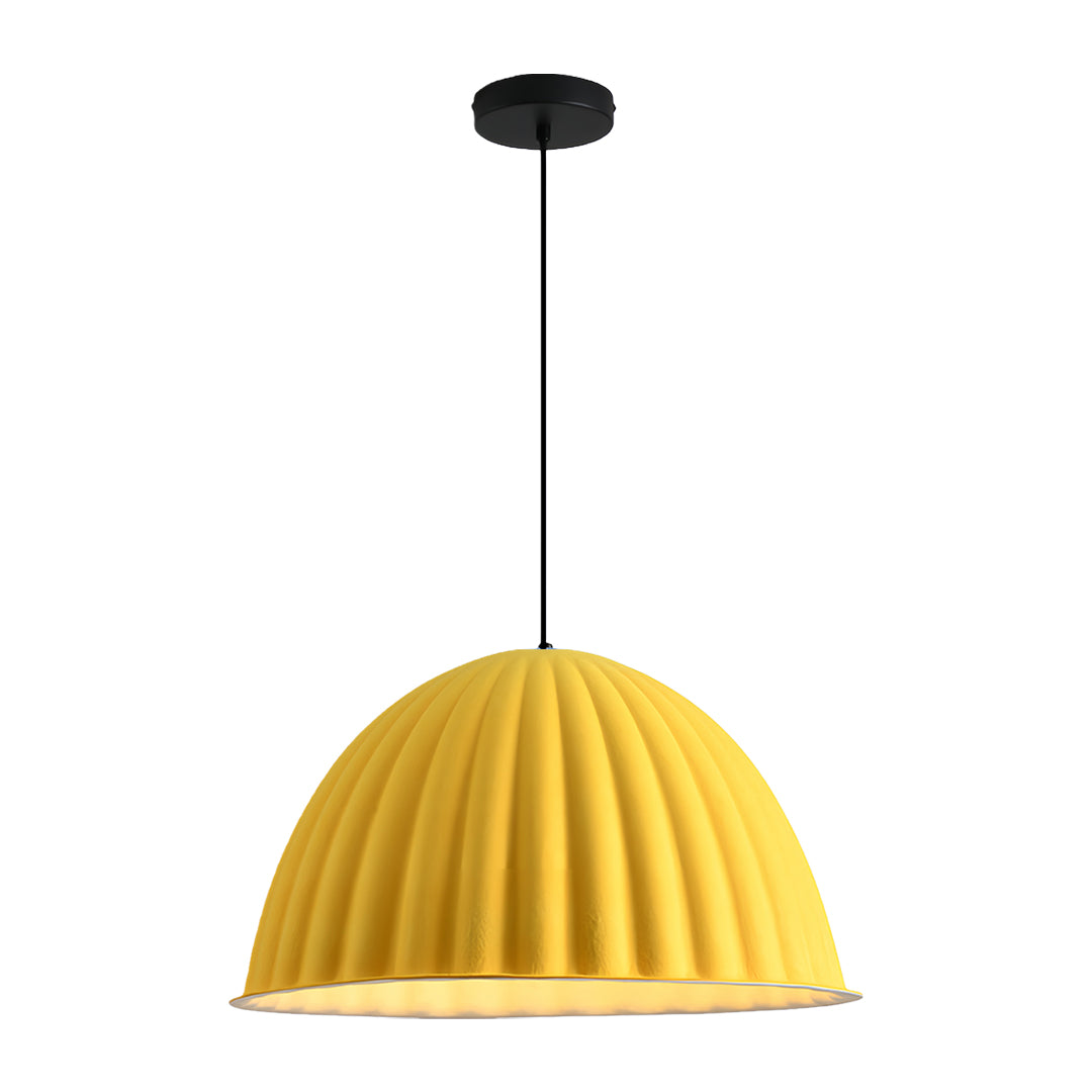 Nordic Pumpkin Felt Pendant Light with Acoustic Design