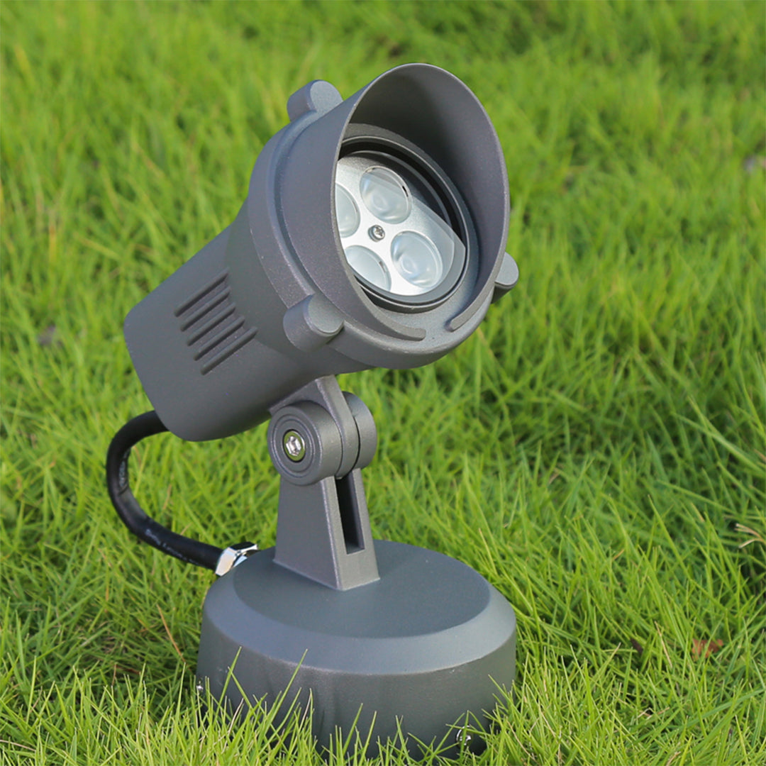 Outdoor LED Spotlights with Anti-Glare Design for Landscape and Architectural Accents
