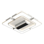 Bladeless Ceiling Fan with Full Spectrum LED Light – Modern Flush Mount
