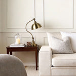 Sculptural Bronze Gooseneck Desk Lamp with Dimmable LED