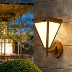 Aurelia Solar Wall Sconce – Modern Minimalist Outdoor Lighting