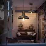 Industrial Bronze LED Pendant Light for Outdoor Ceilings