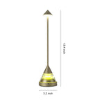 Aurora Spire LED Table Lamp – Modern Minimalist Aluminum & Iron Accent Light