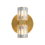 Aurelia Crystal Wall Sconce in Copper, Nickel, or Black – Modern Luxury Lighting