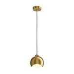 Nordic Brass Glass Pendant Light for Dining Room and Living Room