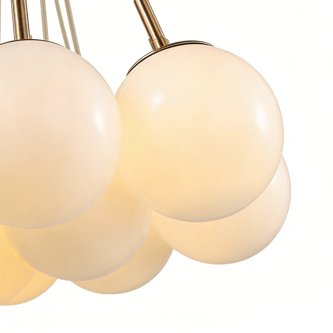 Bubble Glass Chandelier Nordic Gold Modern Pendant Light