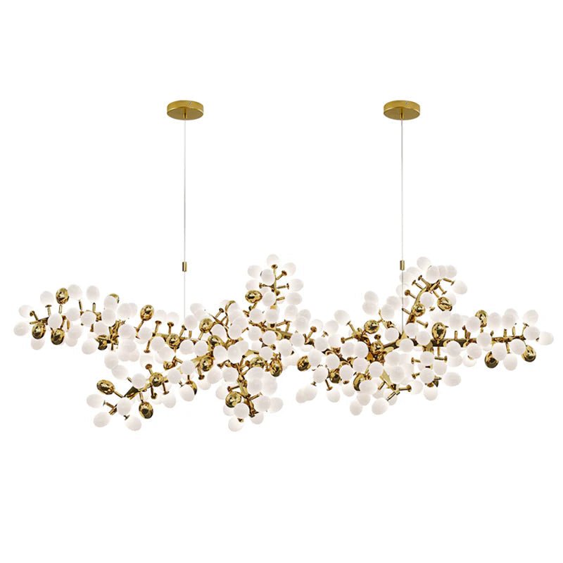 Selene Droplet Chandelier – Hand-Blown Murano Glass Pendant Light