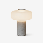 Maris Rechargeable Marble Table Lamp – Cordless LED Accent Light