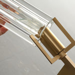Minimalist Copper Wall Sconce with Glass Shade for Modern Interiors