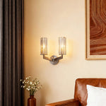 Minimalist Copper Wall Sconce with Glass Shade for Modern Interiors