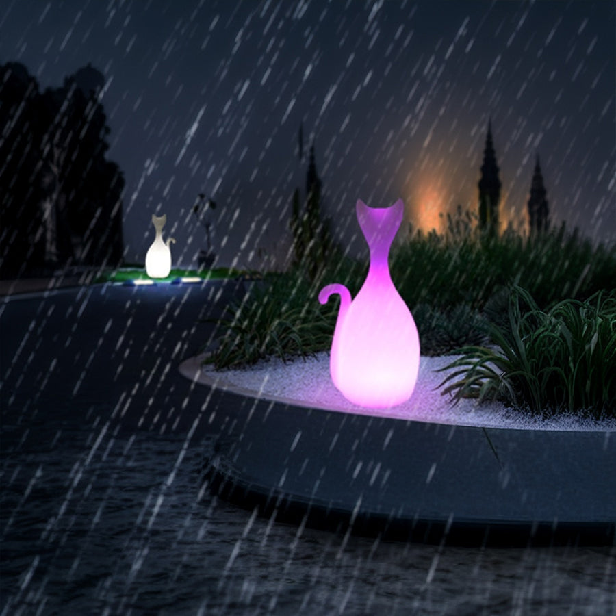Sculptural Solar Animal Garden Light with Dimmable RGB LED