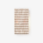 Ribbed Travertine Wall Sconce | Organic Modern Stone Lighting