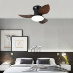 Modern 3-Blade Ceiling Fan with Dimmable LED Light and Remote