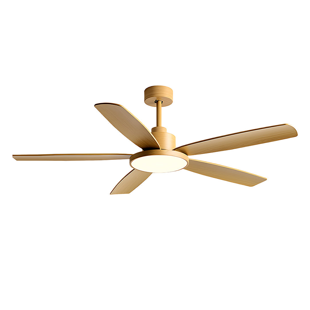 Aurelia Five-Light Ceiling Fan with LED Illumination – Nordic Minimalist Design