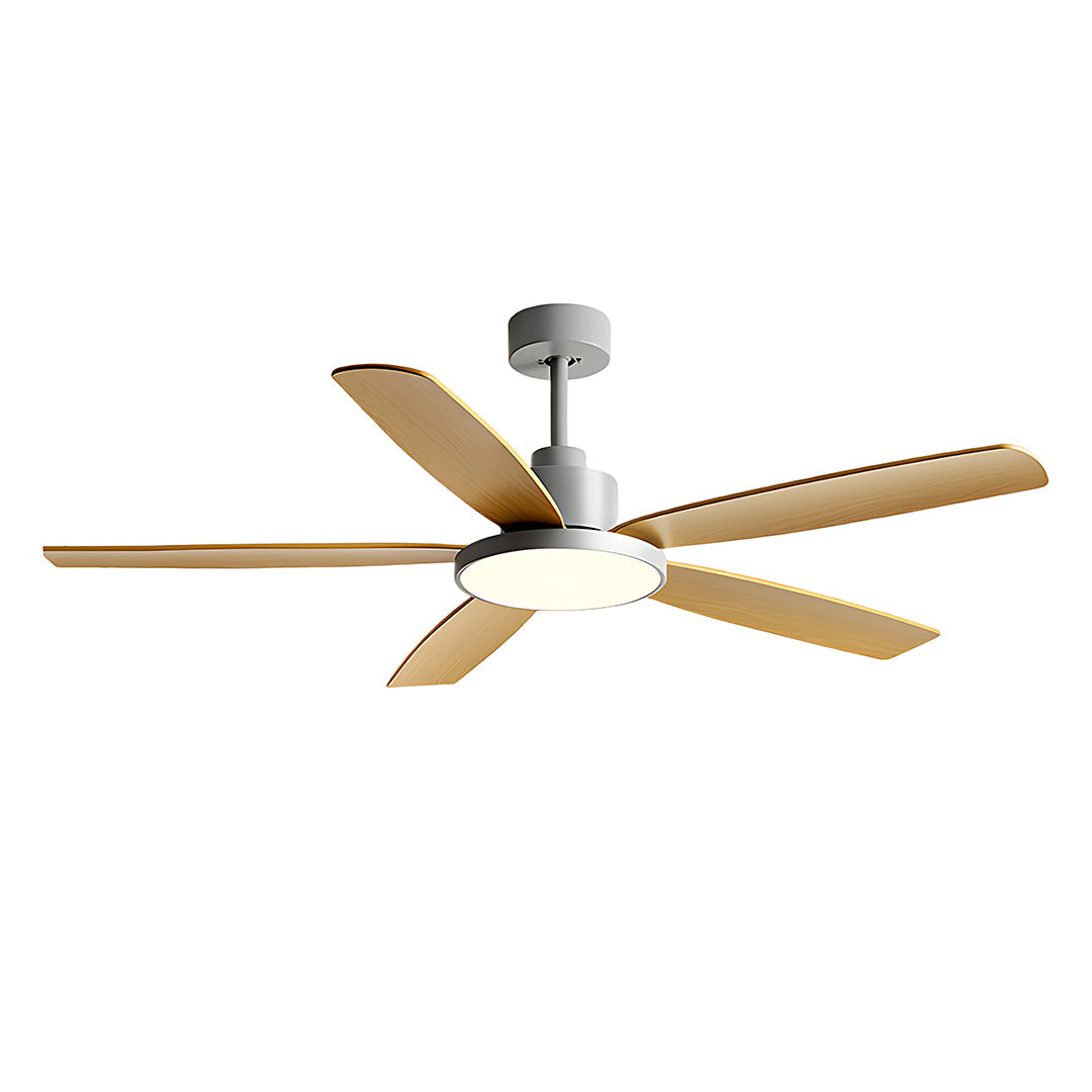 Aurelia Five-Light Ceiling Fan with LED Illumination – Nordic Minimalist Design