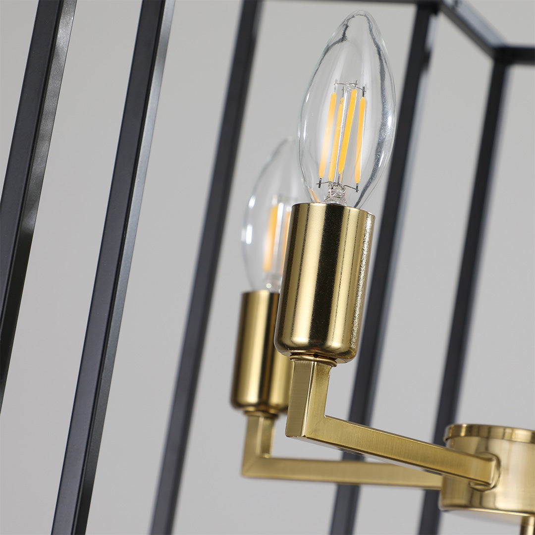 Industrial Vintage Iron Pendant Light with Adjustable Chain