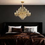 Lumière Cristal LED Chandelier in Gold French Style