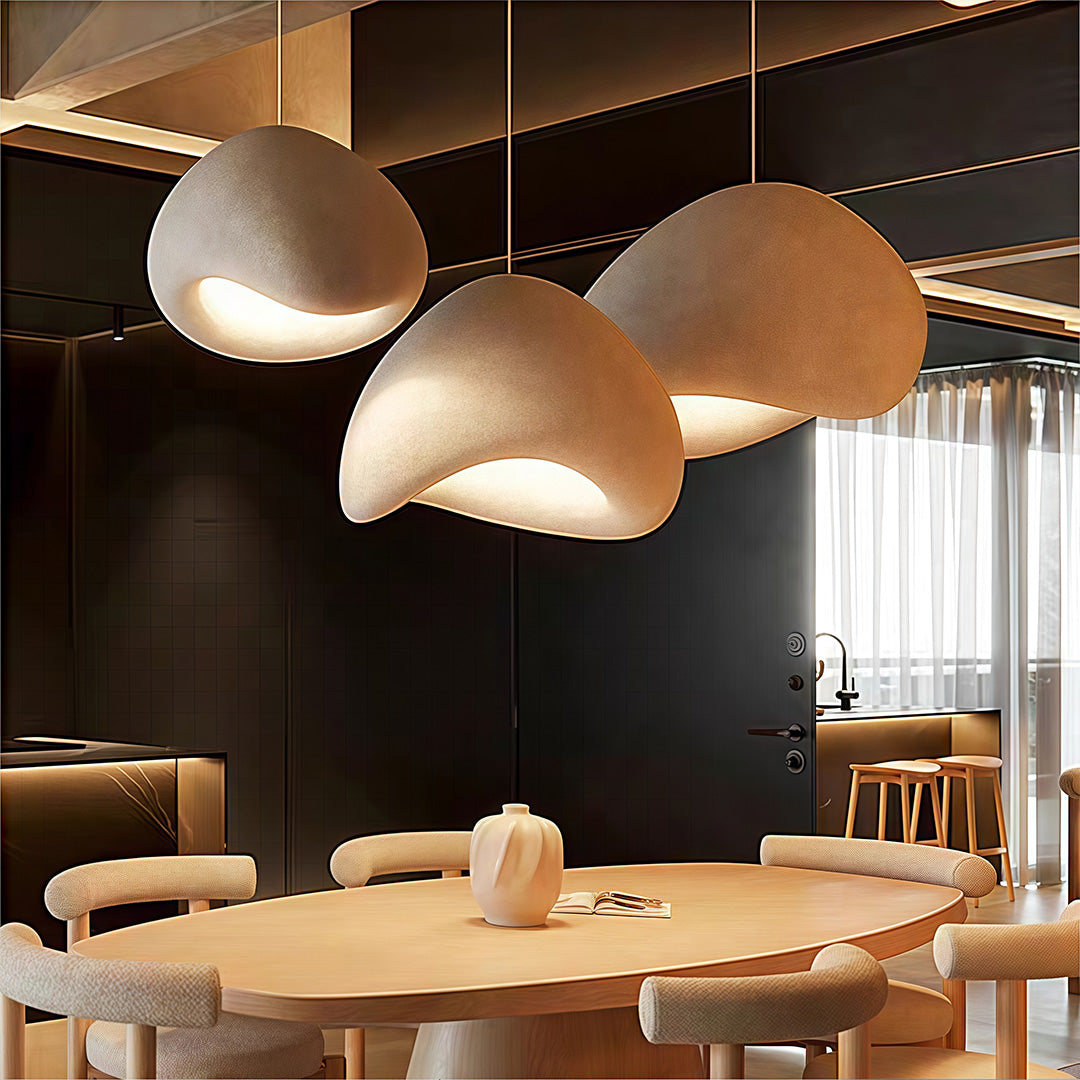 Art Deco Flush Mount Ceiling Light with Dimmable LED