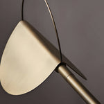 Linear LED Pendant Light in Iron with Adjustable Color Temperature