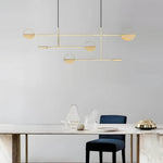 Linear LED Pendant Light in Iron with Adjustable Color Temperature