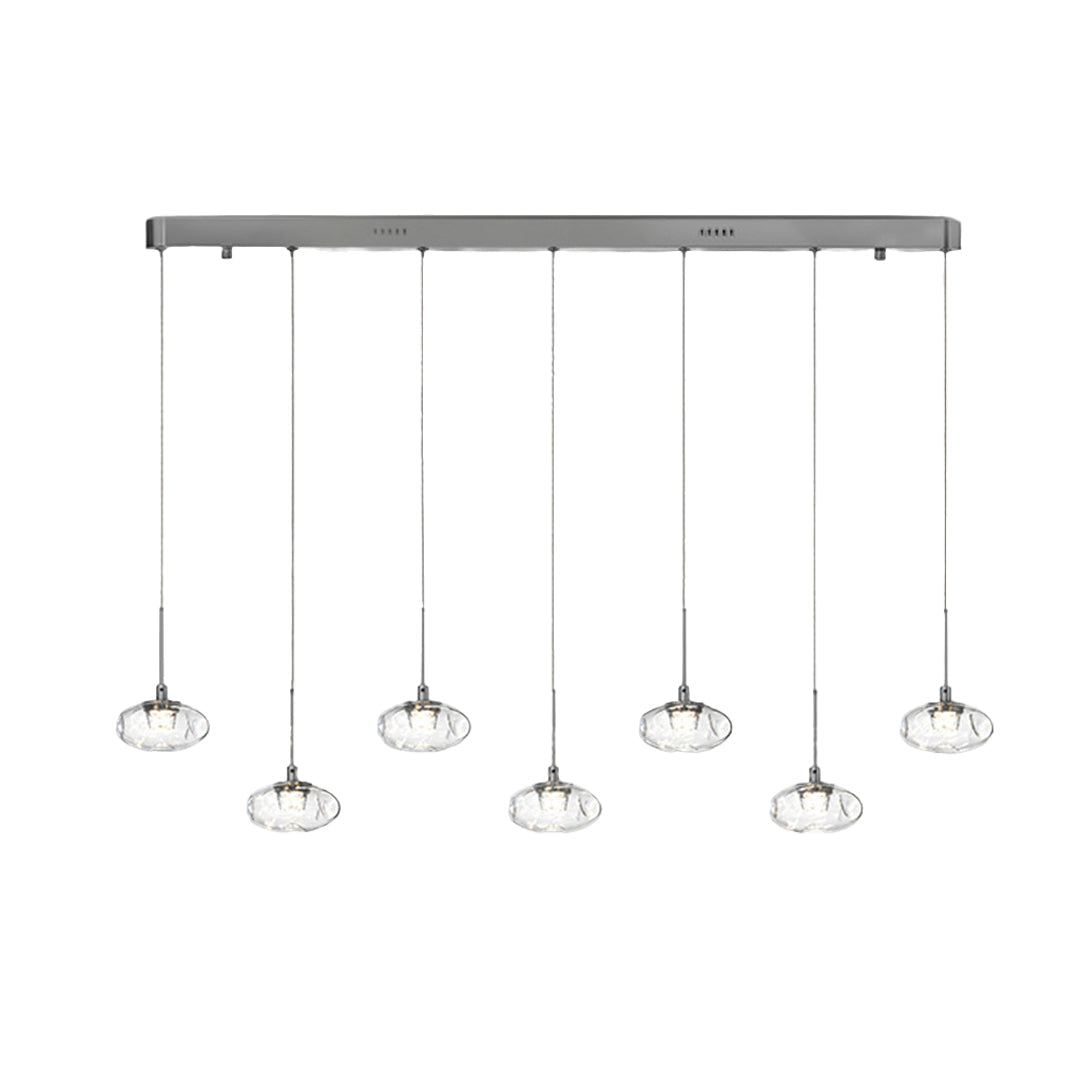 Aurelia LED Pendant Light – Italian Minimalist Seven-Light Chandelier