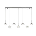 Aurelia LED Pendant Light – Italian Minimalist Seven-Light Chandelier