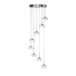 Italian Minimalist Ring Chandelier for High Ceilings