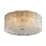 Lumière Copper Glass Flush Mount Ceiling Light