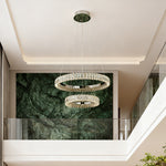 Lumina Ring Chandelier — Modern Crystal LED Ceiling Light
