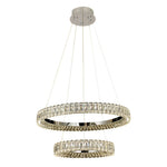 Lumina Ring Chandelier — Modern Crystal LED Ceiling Light