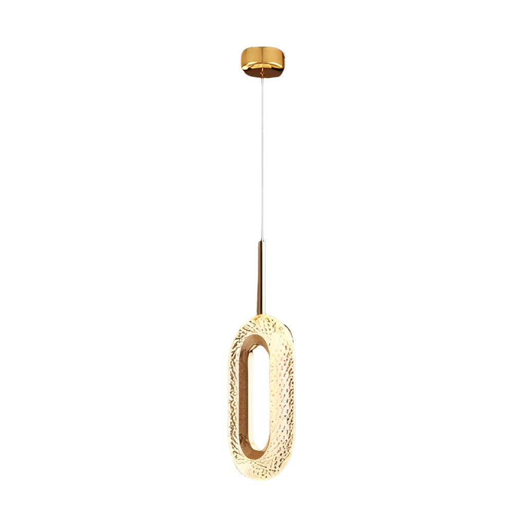 Aurelia Water Drop LED Pendant Light — Modern Minimalist Chandelier in Gold