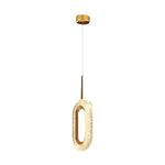 Aurelia Water Drop LED Pendant Light — Modern Minimalist Chandelier in Gold